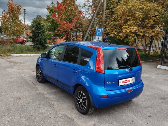 2008 Nissan Note I, синий, 630000 рублей - вид 5