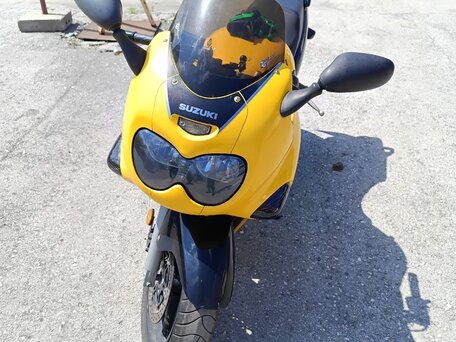 2002 Suzuki GSX 600F Katana, жёлтый, 299000 рублей, вид 2