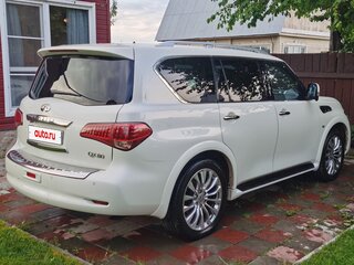 2014 Infiniti QX80 I Рестайлинг, белый, 3180000 рублей, вид 5