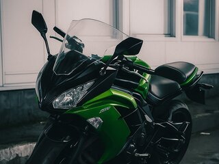 2012 Kawasaki ER-6F (Ninja 650R), зелёный, 450000 рублей, вид 1