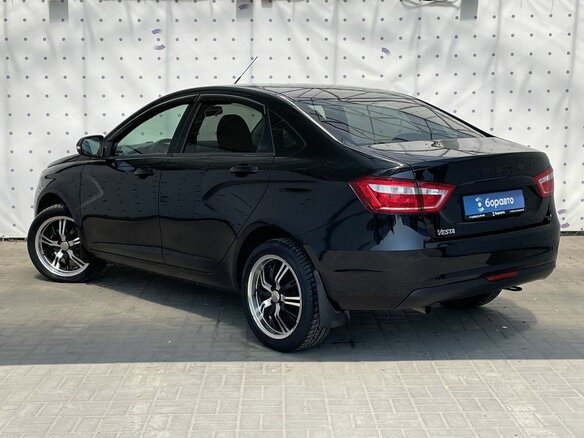 2020 Lada (ВАЗ) Vesta I, чёрный, 1115000 рублей - вид 6