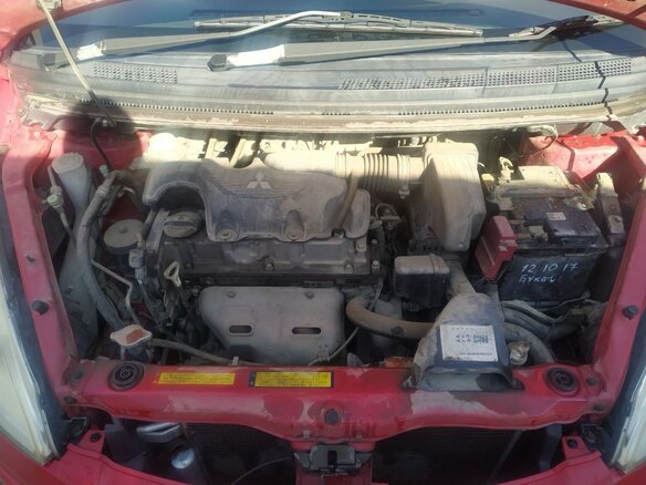 2003 Mitsubishi Colt VI (Z20/Z30), красный, 450000 рублей - вид 7