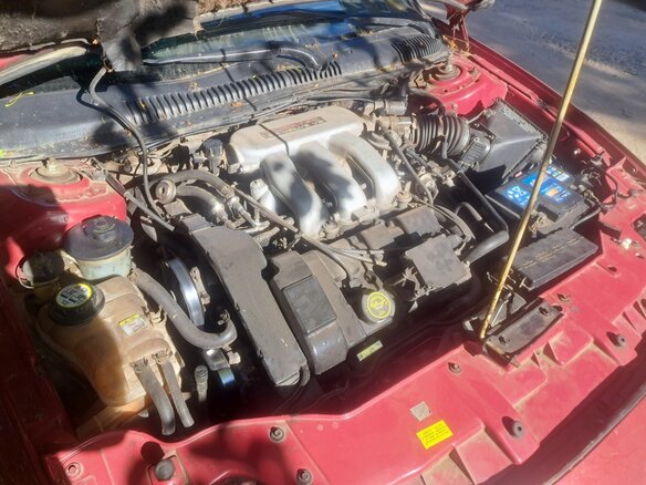 1996 Mercury Sable III, красный, 280000 рублей - вид 7