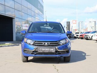 2018 Lada (ВАЗ) Granta I Рестайлинг, синий, 650000 рублей, вид 2
