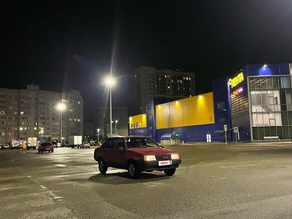 2000 Lada (ВАЗ) 21099, пурпурный - вид 3
