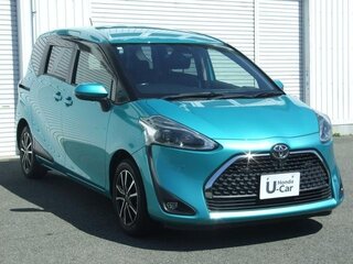 2022 Toyota Sienta II Рестайлинг, голубой, 1050000 рублей, вид 4