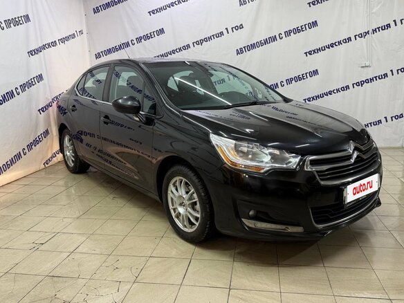 2014 Citroen C4 II, чёрный - вид 2
