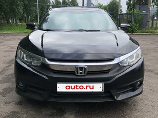 2016 Honda Civic X, чёрный, 1680000 рублей, вид 3