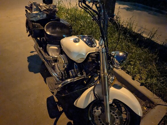 2001 Yamaha XVS1100, белый, 565000 рублей - вид 9