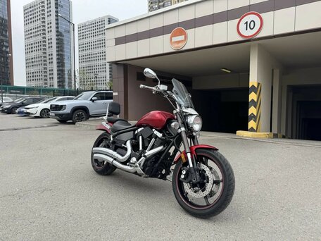 2008 Yamaha XV 1700 Warrior, красный, 715000 рублей, вид 1