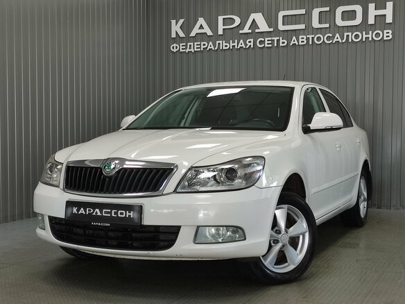 2012 Skoda Octavia II (A5) Рестайлинг, белый