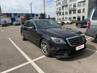 2018 Mercedes-Benz S-Класс 350 d Long VI (W222, C217) Рестайлинг, чёрный, 3450000 рублей, вид 2