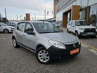 2012 Renault Sandero I, серебристый, 299000 рублей, вид 2