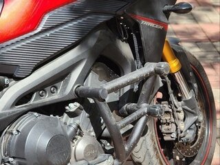 2015 Yamaha MT-09 Tracer (FJ-09), красный, 670000 рублей, вид 5
