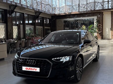 2022 Audi A8 Long 55 TFSI IV (D5) Рестайлинг, чёрный, 11800000 рублей, вид 3