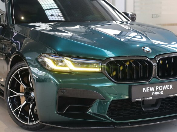 2022 BMW M5 Competition VI (F90) Рестайлинг, зелёный, 9000000 рублей - вид 9