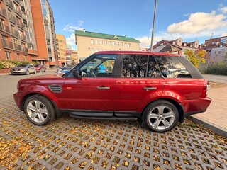 2007 Land Rover Range Rover Sport Supercharged I, красный, 1290000 рублей, вид 4