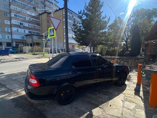 2017 Lada (ВАЗ) Priora I Рестайлинг, чёрный, 910000 рублей, вид 4