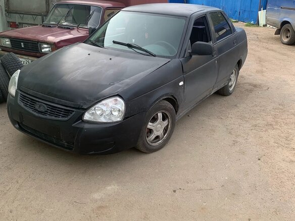 2008 Lada (ВАЗ) Priora I, синий, 140000 рублей