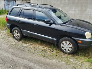 2003 Hyundai Santa Fe I, чёрный, 300000 рублей, вид 3