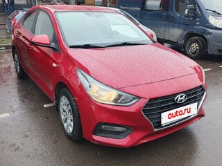 2019 Hyundai Solaris II, красный, 1150000 рублей, вид 3