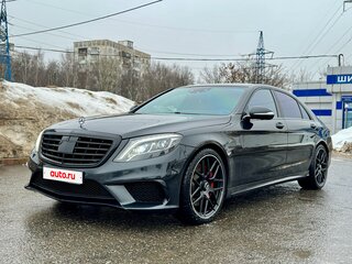 2013 Mercedes-Benz S-Класс AMG 63 AMG Long III (W222, C217), чёрный, 3950000 рублей, вид 1