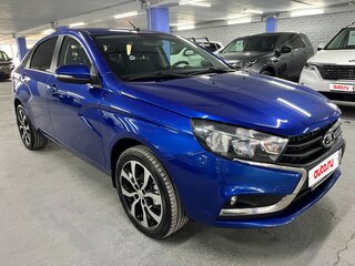 2021 Lada (ВАЗ) Vesta I, синий, 899000 рублей, вид 3
