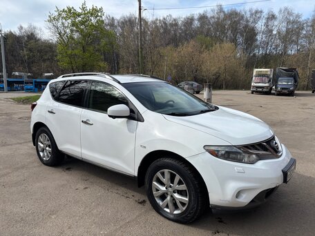 2013 Nissan Murano II (Z51) Рестайлинг 2, белый, 1050000 рублей, вид 3