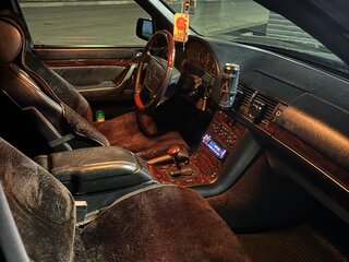 1993 Mercedes-Benz S-Класс 500 Long III (W140), чёрный, 1500000 рублей, вид 5
