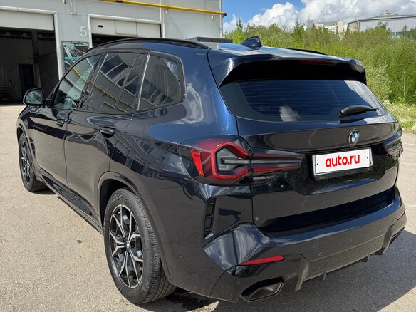 2022 BMW X3 20d xDrive III (G01) Рестайлинг, синий - вид 7