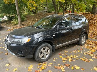2007 Mitsubishi Outlander II, чёрный, 960000 рублей, вид 2