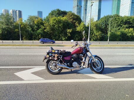 1994 Honda NV 750, красный, 300001 рублей, вид 3