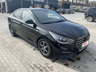 2018 Hyundai Solaris II, чёрный, 1100000 рублей, вид 3