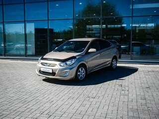 2012 Hyundai Solaris I, бежевый, 789000 рублей, вид 1