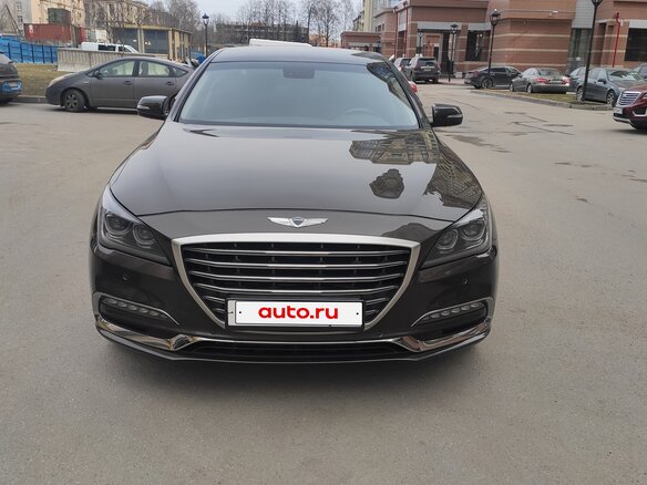 2017 Genesis G80 I, коричневый, 2400000 рублей - вид 6