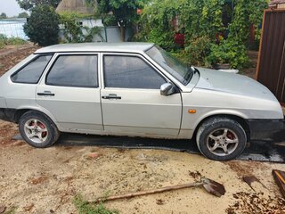 1993 Lada (ВАЗ) 2109, серебристый, 125000 рублей, вид 4