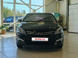 2015 Hyundai Solaris I Рестайлинг, чёрный, 730000 рублей, вид 2