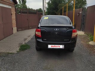 2013 Lada (ВАЗ) Granta I, чёрный, 570000 рублей, вид 5