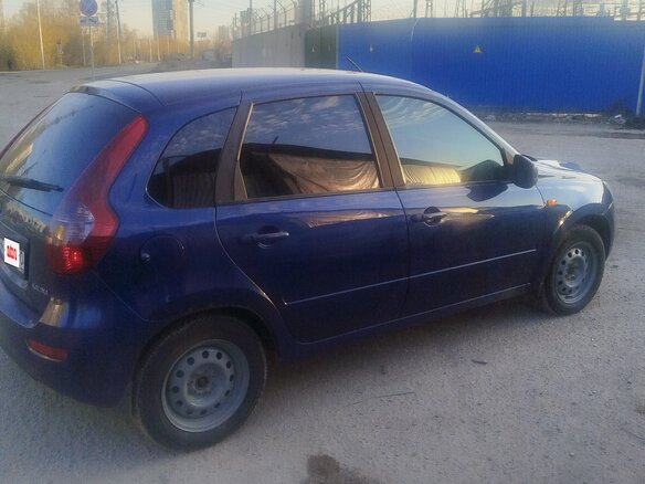2013 Lada (ВАЗ) Kalina II, синий, 300000 рублей - вид 5