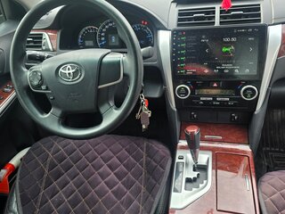 2013 Toyota Camry VII (XV50), белый, 1370000 рублей, вид 5