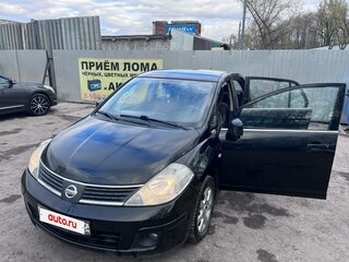 2008 Nissan Tiida I, чёрный, 399000 рублей, вид 2