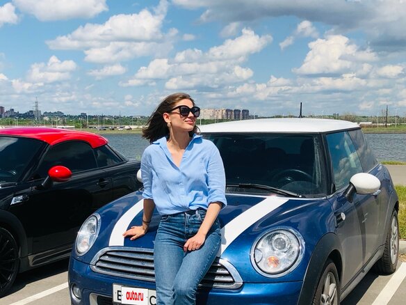 2012 Mini Hatch Cooper II (R56) Рестайлинг, синий, 1270000 рублей - вид 1