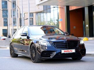 2020 Mercedes-Benz S-Класс 400 d Long VI (W222, C217) Рестайлинг, чёрный, 7200000 рублей, вид 4