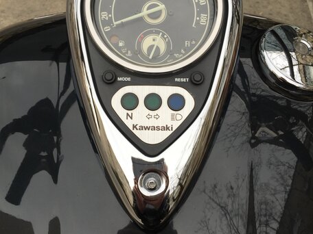 2001 Kawasaki VN1500 Vulcan, чёрный, 650000 рублей, вид 2