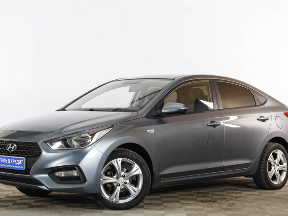 2017 Hyundai Solaris II, серый - вид 2