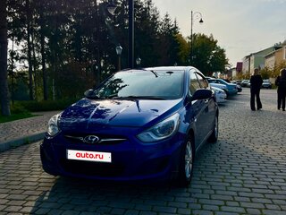 2014 Hyundai Solaris I, синий, 640000 рублей, вид 1