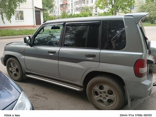 2002 Mitsubishi Pajero Pinin, серый, 480000 рублей, вид 3