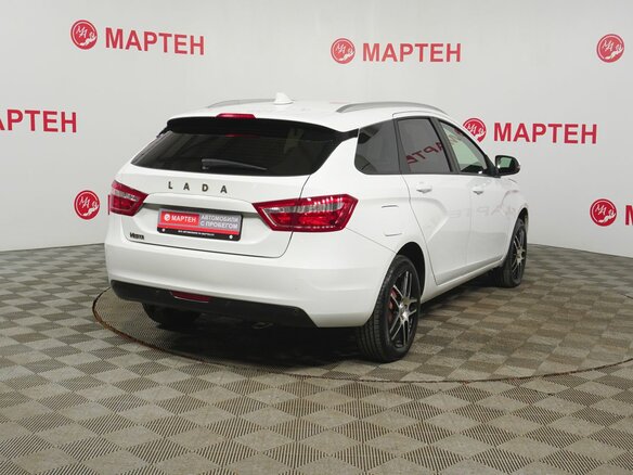 2018 Lada (ВАЗ) Vesta SW I, белый, 937000 рублей - вид 3