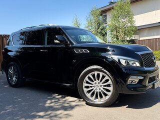 2015 Infiniti QX80 I Рестайлинг, чёрный, 3300000 рублей, вид 5