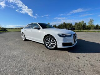 2014 Audi A6 IV (C7) Рестайлинг, белый, 1600000 рублей, вид 4